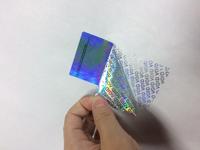 Autocollant de sécurité holographique inviolable, étanche, adhésif, avec sceau de garantie annulable