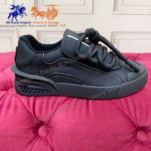 Zapatillas de Tenis Transpirables Casuales para Hombre, con Suela de PVC, Malla, con Cordones, a la Moda, para Deportes al Aire Libre, para Invierno y Primavera - Product Image 4
