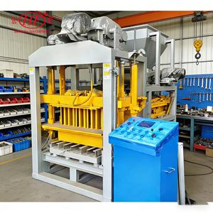 Ağır Hizmet Tipi Qt4-25 Otomatik Parke Taşı Yapma Makinesi |   10+ Yıllık Dayanıklılık Üretim Hattı Uzaktan Kumanda Enerji Tasarrufu - Product Image 1