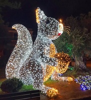 Sculpture d'animal grand singe, éléphant géant personnalisé pour décor Commercial