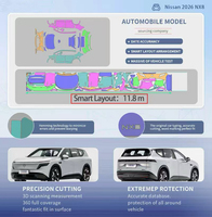 Software de Corte para Plotter PPF para Tesla, para Modelos de Autos Personalizados con Película de Protección de Pintura y Programa de Diseño de Vinilos para Autos