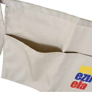 Tabliers de Serveur Sans Manches Style Européen en Polyester Coton Beige Lavables pour Serveurs et Chefs avec Logo Imprimé – Vente en Gros - Product Image 6