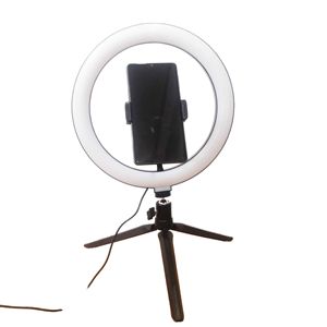 <span class=keywords><strong>Mini</strong></span> soporte de escritorio de mesa de 1/4 \ ", trípode ligero de plástico de 19cm con rosca externa para cámara web de teléfono o anillo de luz - Product Image 4