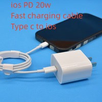 Cable de Carga Rápida PD Micro USB Tipo-C de 20 W, Blindaje Trenzado, Conductor de Cobre Puro TPE, Longitud de 1 m/2 m/3 m, para iPhone 11/14 Pro, Cámara