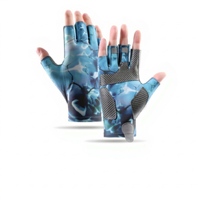 Custom Wear-resistant Lightweight Fishing Gloves <b>for</b> Men and Women Youth Anti-cut Sunscreen Camouflage Fishing Gloves - Product Image 1