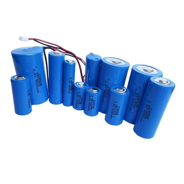 Li-SOCl2 Disposable 3.6V 1200mAh ER14250 Batteries Replace LS14250 Primary Lithium Battery for Automatic Smart Meters Toys