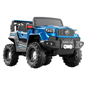 รถของเล่นไฟฟ้าควบคุมระยะไกลสี่ล้อขนาดใหญ่มากสำหรับเด็กชายเด็กหญิงอายุ2ถึง8ปีพลังขับขี่สำหรับการผจญภัยแบบออฟโรด - Product Image 4
