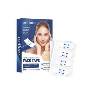 EELHOE 60 PCS Cinta <span class=keywords><strong>de</strong></span> estiramiento facial antiarrugas Banda invisible para frente Cuello Ojo y barbilla Doble - Product Image 3