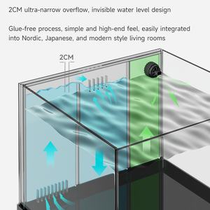 YEE Vente en gros d'usine Réservoir d'<span class=keywords><strong>aquarium</strong></span> de 75 gallons Aquariume de salon en verre ultra clair <span class=keywords><strong>Aquarium</strong></span> d'<span class=keywords><strong>aquarium</strong></span> avec armoire pour la maison - Product Image 3