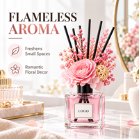 Diffuseur de parfum en roseau 50 ml à l'arôme de fleur de Sola, huile essentielle naturelle, désodorisant pour la maison et le bureau – Vente en gros