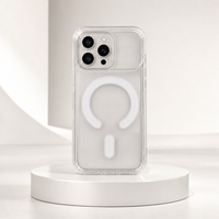 Protection magnétique transparente en TPU pour téléphone portable, coque pour iPhone, vente en gros de TPU en vrac