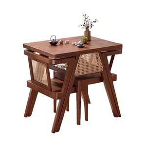 Sedia in Legno di Salice XYBF e Tavolo da Pranzo Commerciale per Ristoranti - Product Image 4