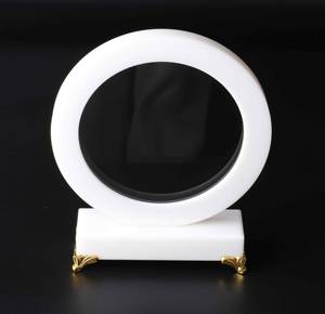 Novedoso círculo creativo mármol Metal cristal deportes al aire libre logotipo personalizado K9 placa de cristal medalla trofeo premio - Product Image 1