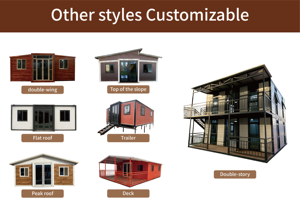 Vorgefertigtes 20Ft 40Ft Erweiterbares Containerhaus mit Küche, Vorgefertigte Villa, Tragbares Zuhause, Casas Prefabricadas - Product Image 4