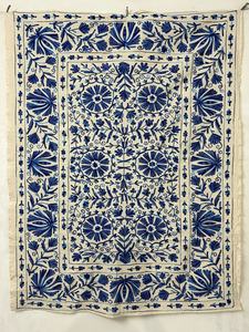 Couvre-lit matelassé Suzani traditionnel en coton de haute qualité, textile ouzbek, couleur personnalisée, toutes saisons, portable, mural - Product Image 1