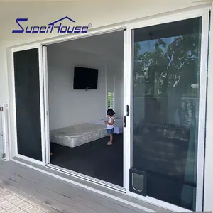 Florida Approval Miami-dade FL Code Door Glass Aluminum Residential Customize Villa House Replace Home Stainless Steel Modern