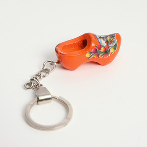 Llavero de Zueco Holandés de Madera, Colorido y Pintado, Recuerdo de Holanda, Mini Llavero de Zapato de Madera para Regalo de Viaje, Decoración Diaria - Product Image 6