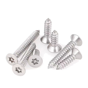 304 Stainless Steel Countersunk Torx Anti Theft Self Tapping Screws M2 M5 Metal Fasteners Grade 8 A2 70 - Product Image 3