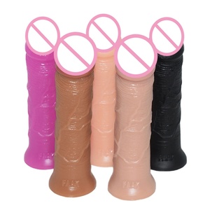 Dildo de PVC Superrealista de 6.6'' para Parejas, Dildo Negro con Ventosa, Precio Económico - Product Image 5