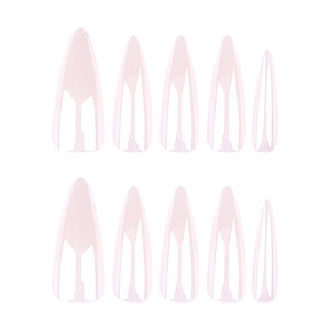Vente directe usine – <span class=keywords><strong>Faux</strong></span> <span class=keywords><strong>ongles</strong></span> Aurora couleur unie, pointes d'<span class=keywords><strong>ongles</strong></span> simples, vente chaude transfrontalière, type long et pointu pour <span class=keywords><strong>manucure</strong></span> - Product Image 5