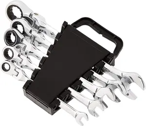 Set di chiavi combinate a cricchetto cr-v 5/8 "15/16" 1/2 3/8 9/16 5 pezzi di alta qualità