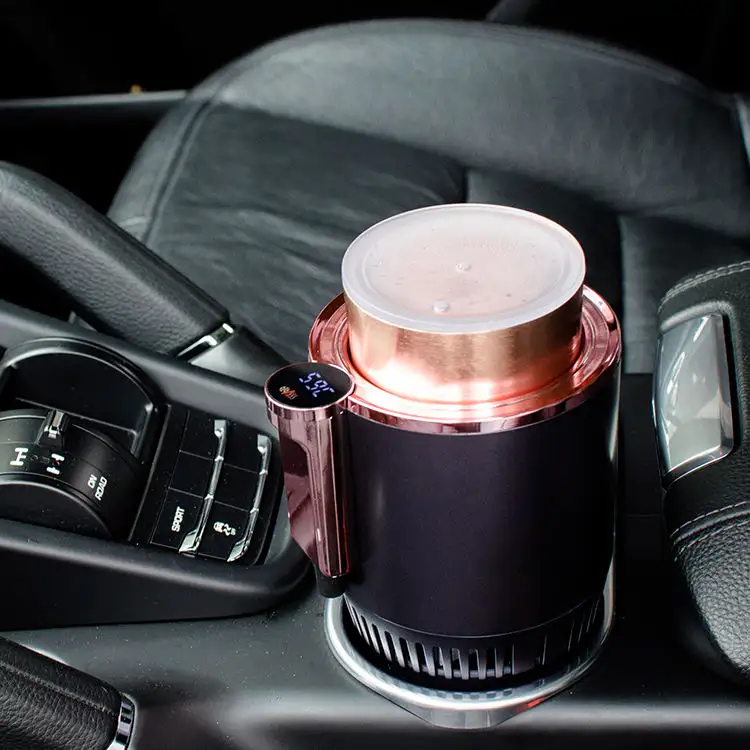 Smart Auto Cooling   Heating Cup 2 in 1 Drinks Holder Mini Cooler   Warmer Cup for Water Coffee Milk with Display Temperature