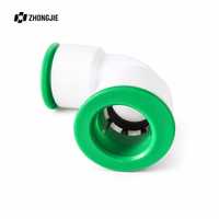Raccord coudé PP à emboîtement rapide 90 degrés 20 mm à 63 mm, raccord rapide sans soudure pour tuyau d'eau, joint de plomberie