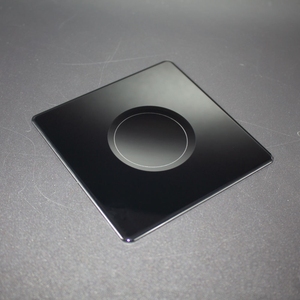 Panneau en verre trempé sérigraphié sur mesure, bouton tactile concave finement poli, panneau en verre poli pour interrupteur mural - Product Image 3
