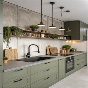 Set di Mobili da Cucina Moderni su Misura YALIG ODM con Scaffalature Aperte per Ristrutturazione Casa - Product Image 6