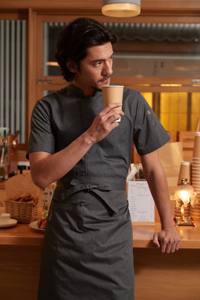 Uniforme de personnel d'entretien ménager pour hommes Yilong, coupe classique, polyester/coton, pour utilisation en hôtel, restauration, réception (modèle CYS006) - Product Image 5