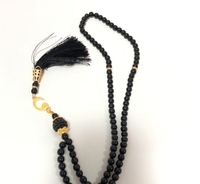 99 perles Tasbih musulmanes, collier rond en verre, chapelet de prière pour les cadeaux de l'Aïd Moubarak, Ramadan, Tasbih musulman pour la prière