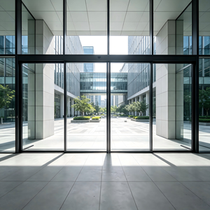 Deioux Luxury Aluminum Sliding Door with Hurricane Impact Resistant Glass for Hotel Customized Size Factory Price - Product Image 1
