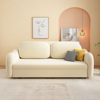 Mehrpersonen-Stoffsofa-Bett Kompaktes Wohnzimmer-Würfelsofa mit Doppelfunktion in Verschiedenen Farben