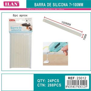 Barra de Silicona Ilan 7x100mm para Pistola de Pegamento Caliente, Manualidades y Bricolaje - Product Image 3