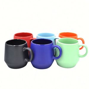 Juego de 2 Tazas de Café de Cerámica Brillante, Tazas de Té para Oficina y Hogar, 18 Onzas, Aptas para Lavavajillas y Microondas, Regalo para Bodas - Product Image 1