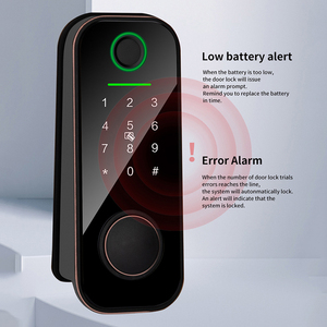 Bouton de verrouillage électronique APP Tuya Ble Déverrouiller Way Mot de passe Empreinte digitale Serrure intelligente numérique pour porte en bois - Product Image 6