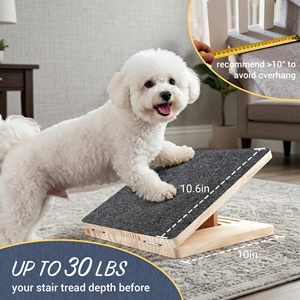 <span class=keywords><strong>Rampa</strong></span> Ajustable de Madera para <span class=keywords><strong>Perros</strong></span> para Escaleras, Cuñas Antideslizantes para <span class=keywords><strong>Perros</strong></span> Pequeños, <span class=keywords><strong>Rampa</strong></span> Plegable para <span class=keywords><strong>Perros</strong></span> en Interiores - Product Image 2