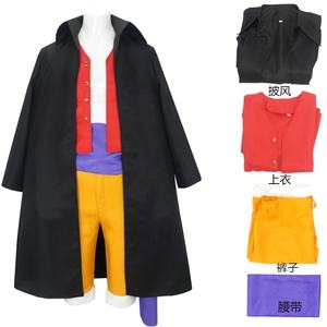 Ropa <span class=keywords><strong>de</strong></span> Cosplay del Rey <span class=keywords><strong>de</strong></span> los Ladrones en Oferta, Disfraz <span class=keywords><strong>de</strong></span> <span class=keywords><strong>Luffy</strong></span> para Niños, <span class=keywords><strong>Chaqueta</strong></span>, Sombrero <span class=keywords><strong>de</strong></span> Paja, Zapatos y Accesorios - Product Image 2