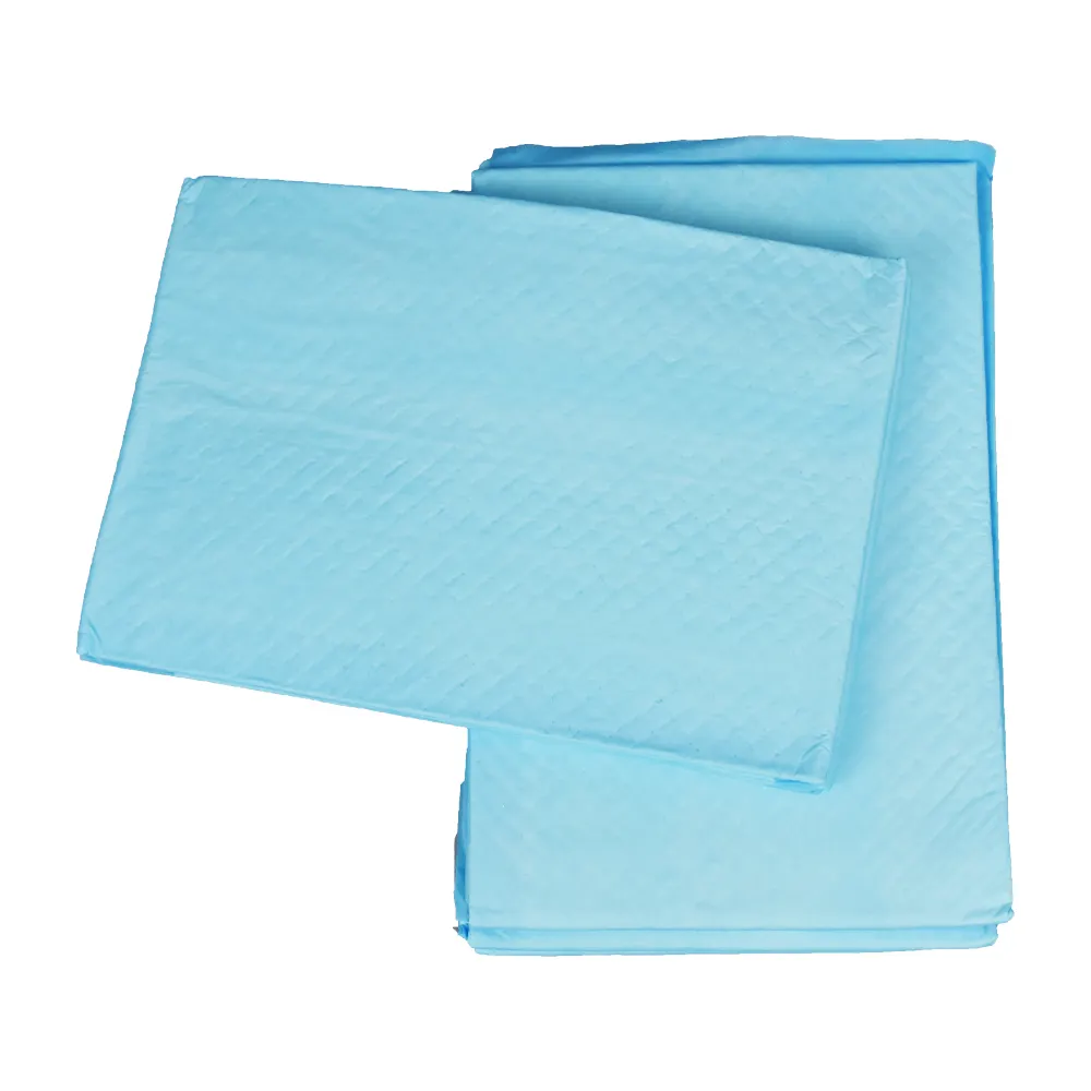 Almohadillas desechables para cambiar de ropa, almohadilla desechable para cama, precio azul médico