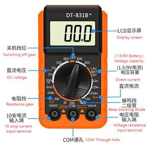 Auto Range Engenharia Elétrica Digital Multímetro Testing instruments - Product Image 2