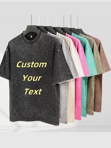 T-shirts à imprimé graphique surdimensionné Y2K pour hommes 100% coton t-shirts à col rond doux respirant lavé Vintage Streetwear vêtements tricotés - Product Image 6