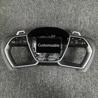 Volante de cuero negro, diseño de avión adecuado para Audi A3 A4 A4L A5 A6L Q3 Q5 R8 A7, actualización Interior de coche