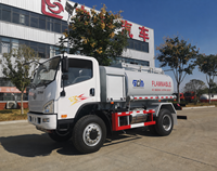 Camion-citerne FAW 4x4 10CBM Diesel/Essence/Gasoline tout-terrain avec distributeur – Véhicule de ravitaillement mobile – Prix usine