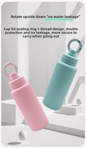 Gobelets isothermes en aluminium à double paroi SilverJet avec logo personnalisé, 18 oz et 32 oz, avec support pour téléphone, isolation thermique de 12 à 24 heures - Product Image 5