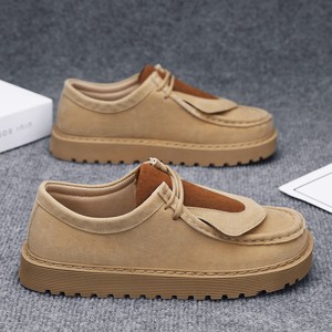 Chaussures Homme 2025 Nouvelle Collection Automne – Baskets Décontractées Rétro à Semelle Ultra Épaisse Rehaussante et Résistante à l'Usure pour le Quotidien et la Mode Urbaine en PU - Product Image 2
