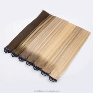 ผมต่อแบบขายส่ง Butterfly Weft ไฮไลท์ผมแท้จัดเรียงเกล็ดผมอย่างดี พร้อม Double Weft Genius Hole Weft - Product Image 5