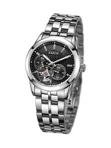 Reloj Mecánico Automático de Acero Inoxidable para Hombre MIGE, Esfera de Cristal Mineral Miyota, Caja de 40 mm, Correa de 20 mm, Cronógrafo, Lujo, Negocios - Product Image 2
