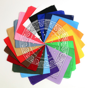 Commercio all'ingrosso di Alta Qualità 22 ''Piazza del Cotone di Paisley Stampa Sciarpa Maschera Fazzoletto Faccia Bandane Protezione - Product Image 5