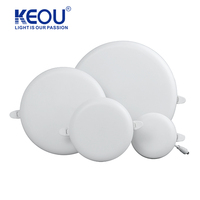 Keou Meilleure Qualité du Marché 24W Led Encastré Mince Plafonnier Rond Led Panneau Lumineux