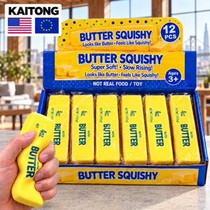 KAITONG Spielzeugbox <span class=keywords><strong>Grober</strong></span> Antistress Crunch Box Bar XXL Groß 14oz Squishies Butter-Stick Quetschspielzeug - Product Image 1